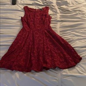 Maroon dress